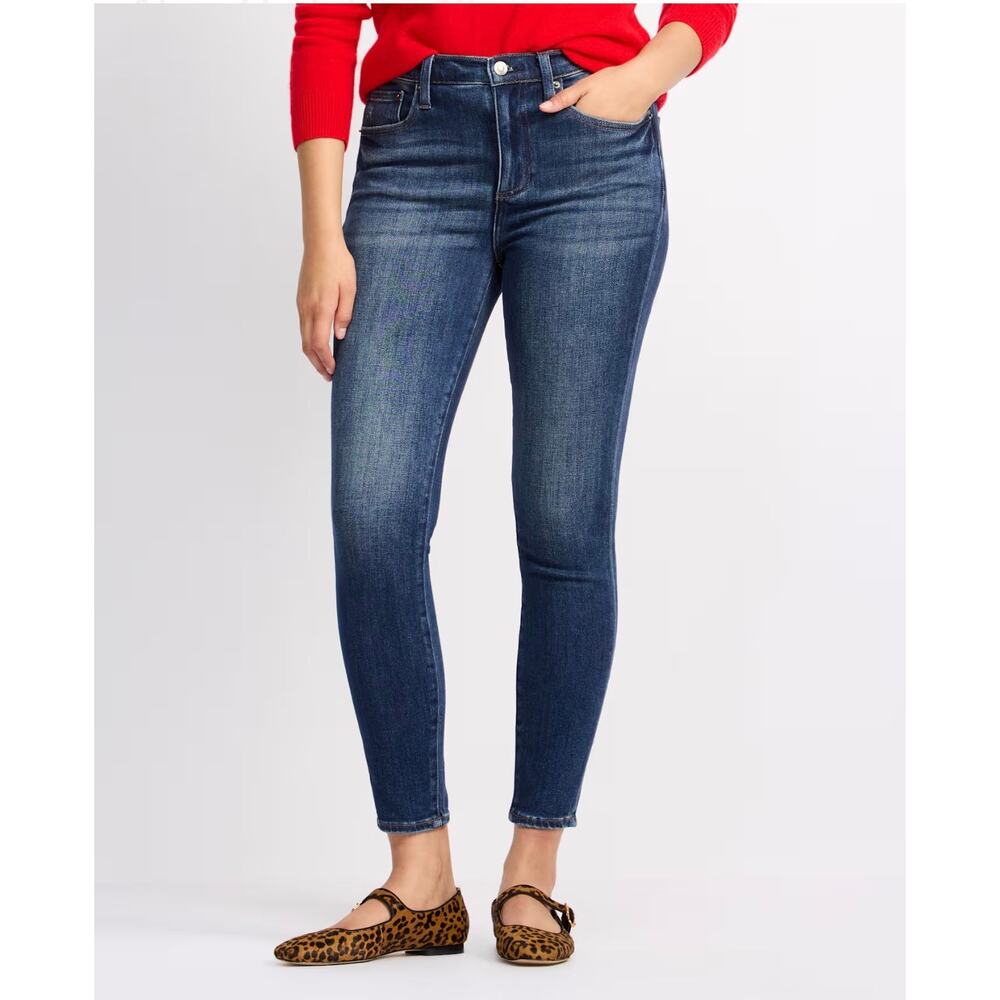 Revolve Pistola Aline High Rise Skinny Stretch Jeans Blue Work Wash Sz 26 $148